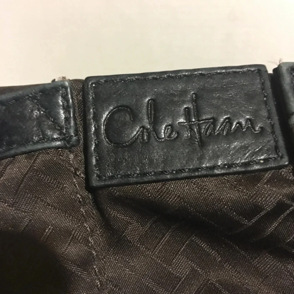 Cole Haan Black leather shoulder / crossbody bag